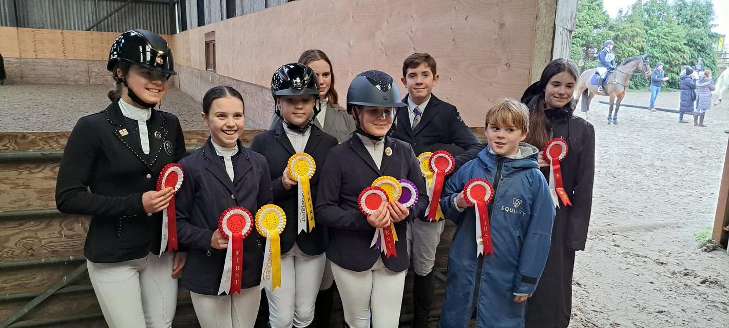 MDRC members together at a riding club event