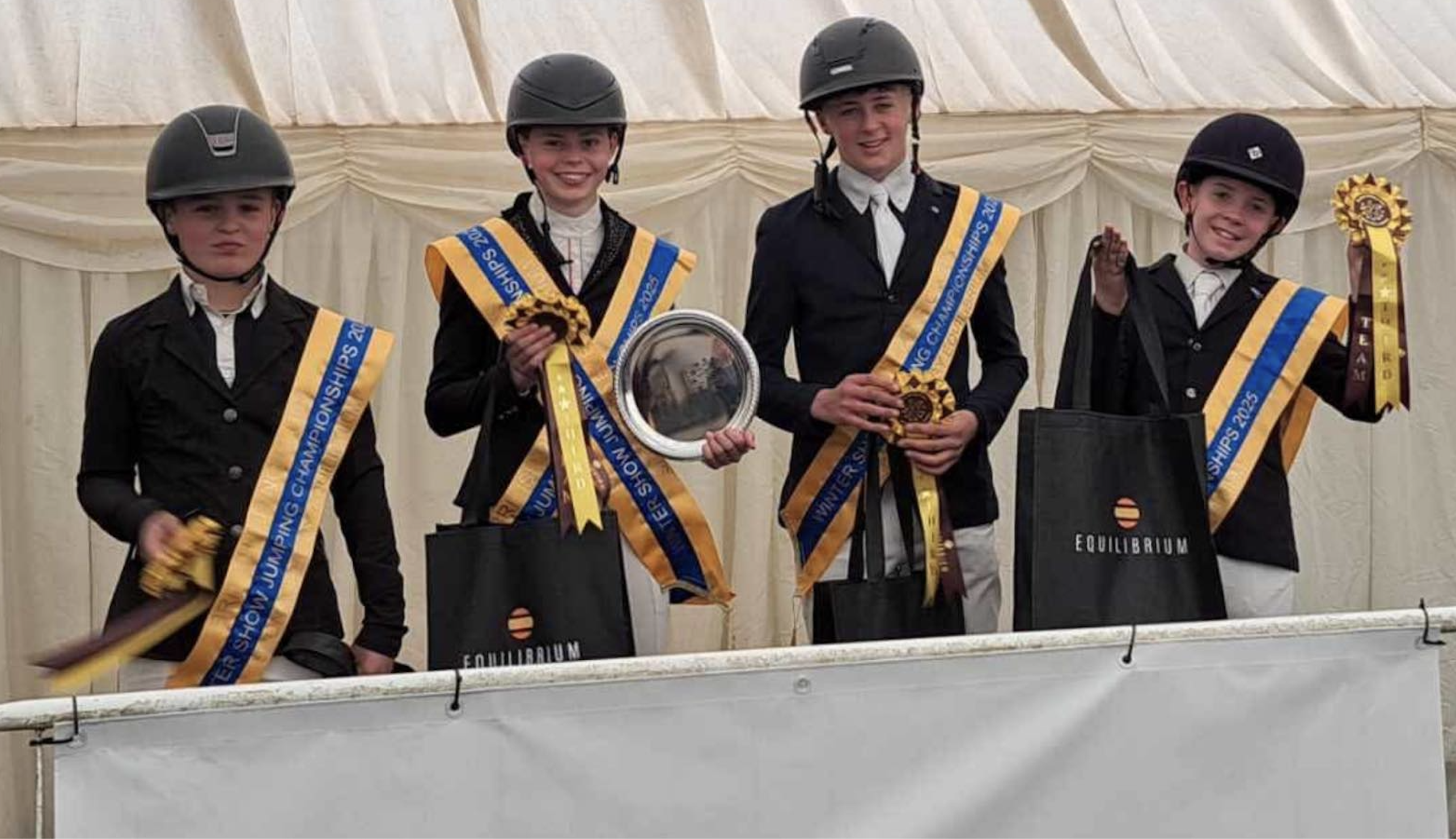 MDRC team competing at a British Riding Clubs qualifier